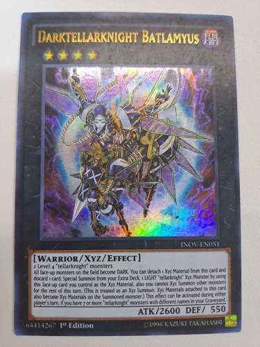 Darktellarknight Batlamyus Inov-en051 Ultra Rare Yugioh 