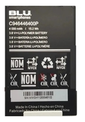 Bateria Pila Blu J6 2020 C946446400p  