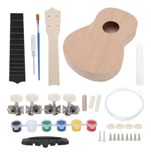 21 Pulgadas Unfinished Diy Ukelele Ukelele Uke Kit Basswood