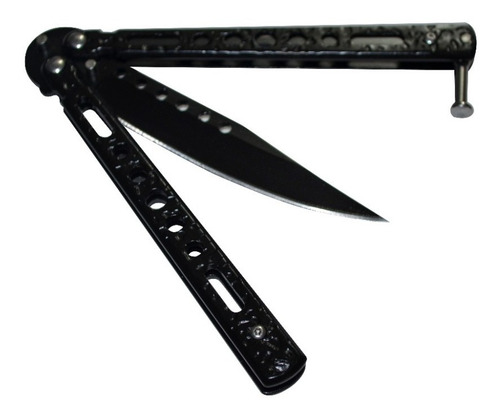 Navaja Cuchillo Mariposa Balisong Metalico Trucos