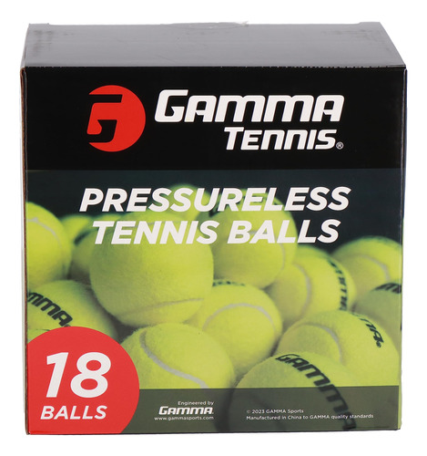 Gamma Box-o-balls 18 - Caja De 18 Pelotas De Tenis Sin Presi