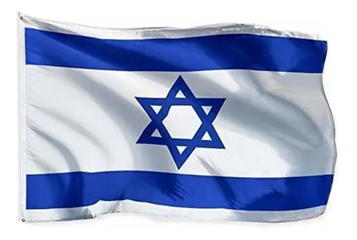 Bandera Israel Nacional 1.50x90cm Exterior Grande David