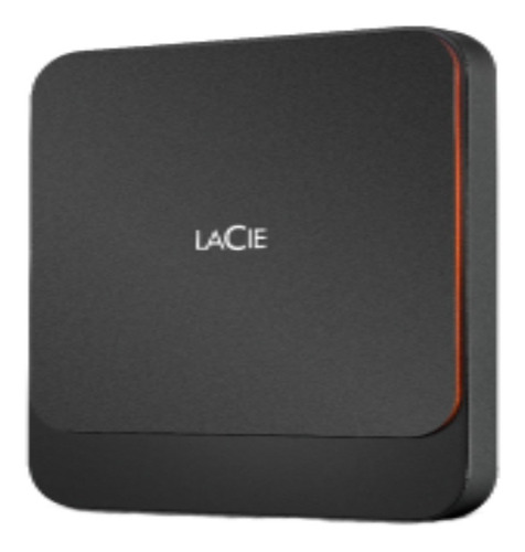 Imagen 1 de 1 de Disco sólido SSD externo LaCie STHK500800 500GB negro