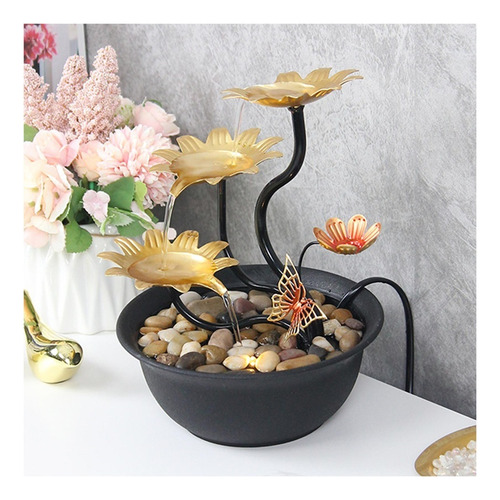 Fuente De Agua De Mesa Cascada Escritorio Usb Decorativo