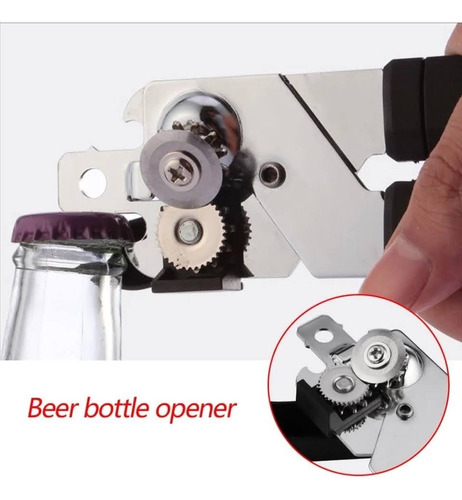 Abridor De Latas Abre Lata Abrelatas Manual Acero Inoxidable