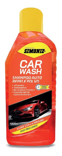 Shampoo Concentrado Car Wash Simoniz 1 Litro