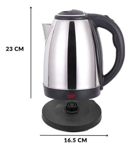 Jarra Eléctrica Acero Inoxidable Y Plástico Mm-5928