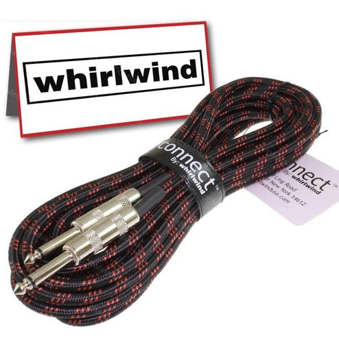 Imagen 4 de 5 de Cable Para Instrumento Whirlwind Instb20 Plug 6 Metros