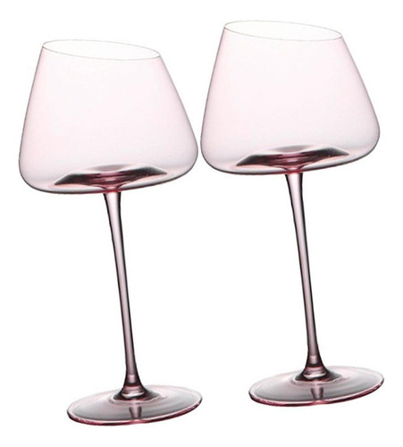 Copas De Vino Cristalería De Vino Rosa Para Uso Diario