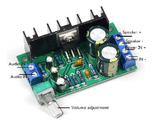 Amplificador De Audio Ideal Dvr Cctv  - Electrocom -