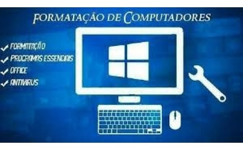 Imagem 1 de 3 de Formatação De Computadores E Notbooks