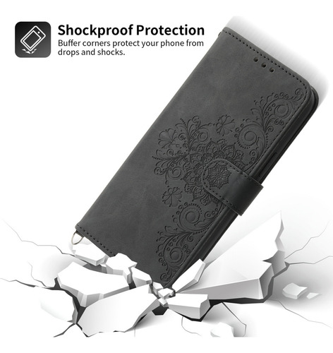 Funda Para Huawei X6pro5g/ry X9c/ry Magic7 Lite Tipo Cartera De Piel Sintética Con Estampado Abatible, Soporte A Prueba