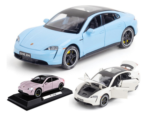 Porsche Taycan Deportivos Eléctricos Miniatura Metal Coche