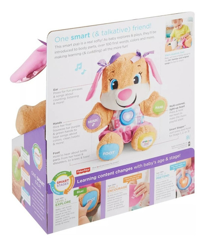 Fisher Price Perrita Aprende Conmigo Puppy Inglés Original!!