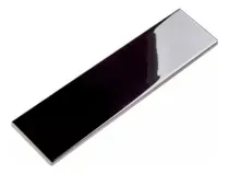 Comprar Azulejo Subway Liso Recto Negro Brillante 8.5x30 Ceramico