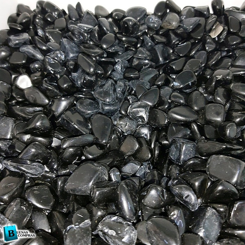1 Kilo Cuarzo Obsidiana Negra
