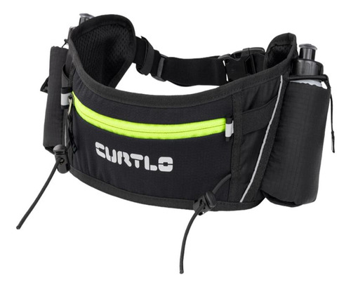 Curtlo Pochete X-Fast Belt Cor Preto Liso 2 Squeezes 230ml