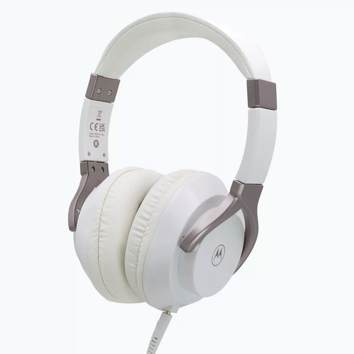 Audifonos Motorola Xt 200 Over Ear Jack 3.5mm  Blanco