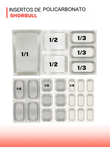 Inserto Tercio 1/3 Policarbonato C Tapa 10 Cm Cambro Shorbul