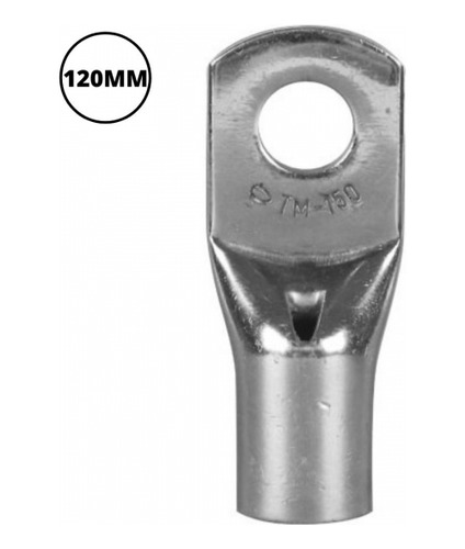 Kit 10 Terminal Olhal Compressao Cobre Estanhado 120mm Intel