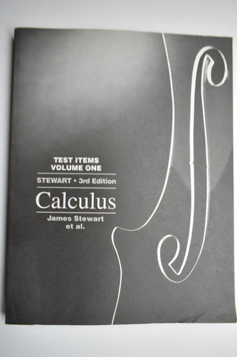 Calculus : Test Items Volume 1 3rd Edition              C211