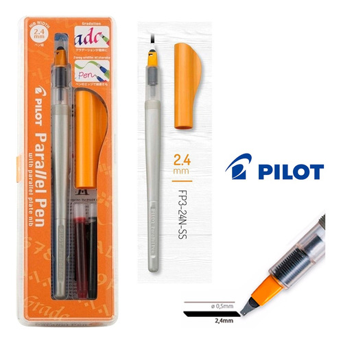 Pluma Parallel Pen Pilot Caligrafica Lettering + Accesorios