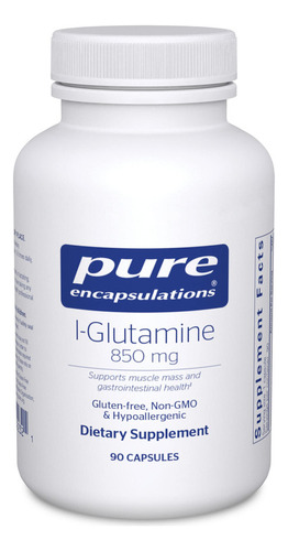 Pure Encapsulations L-glutamina 850 Mg | Suplemento Para Apo