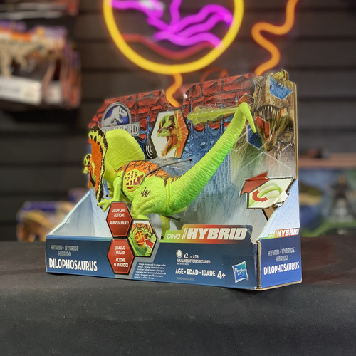 Jurassic World Dilophosaurus Dino Hybrid Hasbro 2016 (Usado)