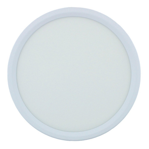 Lampara De Sobreponer Panel Led 18w Redonda Luz Calida 110v Color Blanco cálido