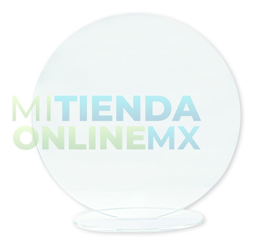 Imagen 2 de 4 de Circulo Con Base Decoración Centro De Mesa Acrilico 3mm