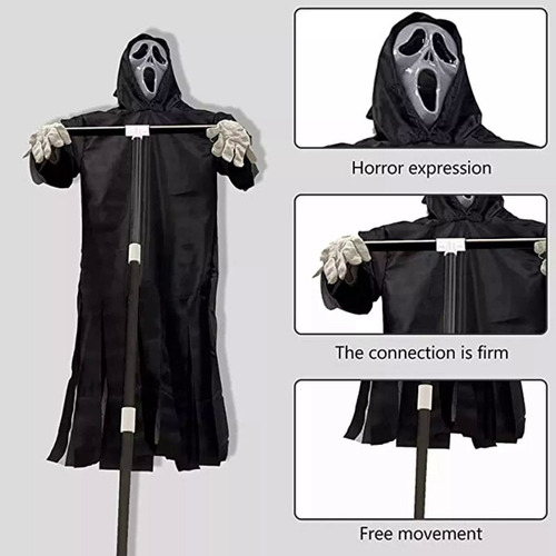 Máscara Espantapájaros Ghostface Scream Halloween 2024