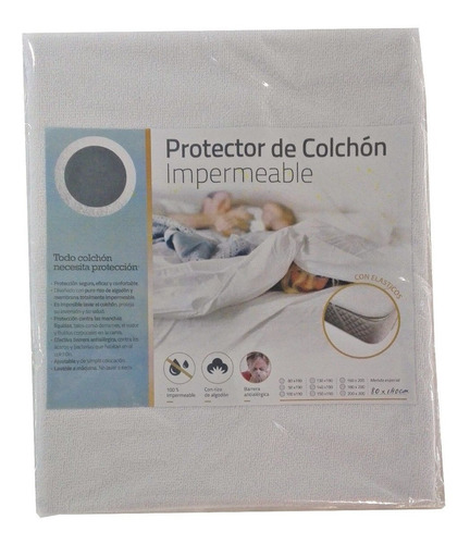Imagen 1 de 5 de Protector Cubre Colchon Cuna Funcional Impermeable 140x90