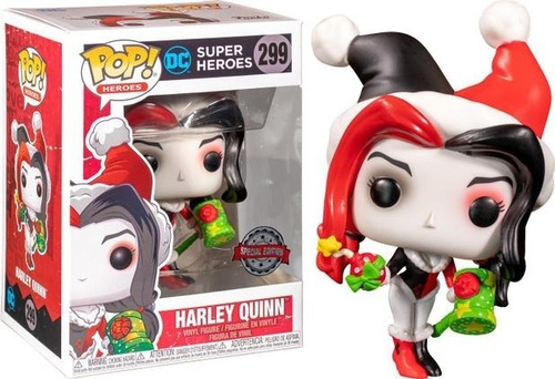 Funko Pop Dc Heroes Harley Quinn Holiday Bomb Special Editio