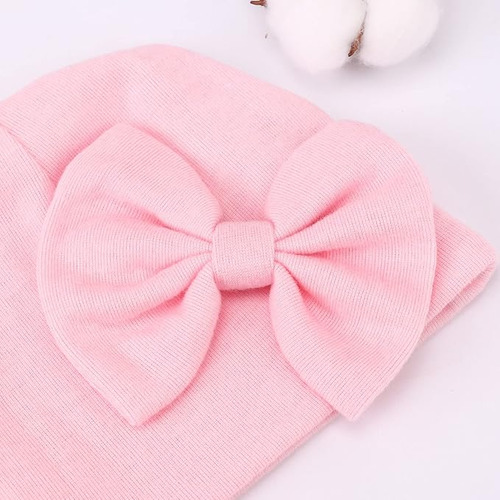 Juegos De Gorritos Turbantes + Manoplas Para Bebé Niña