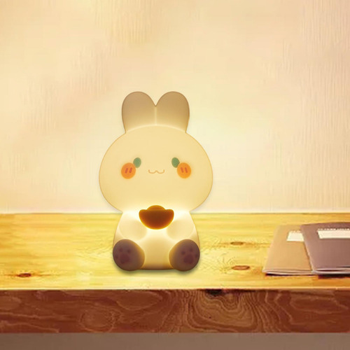 Led Beside Lamp Dimmable Bunny Night Light For Bedroom