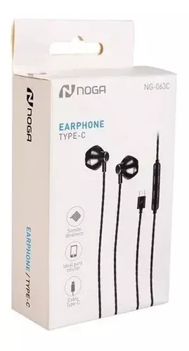 Auriculares Usb Tipo C Con Microfono In Ear Noga Ng-063c !