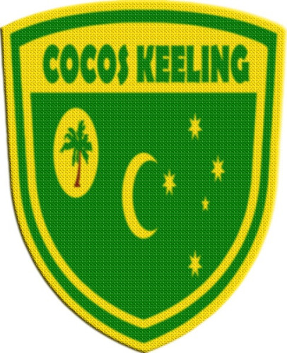 Parche Termoadhesivo Escudo Cocos Keeling
