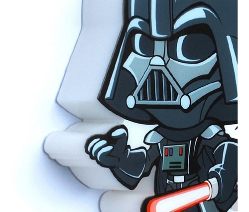 Lampara Mural 3d Mini Darth Vader Star Wars