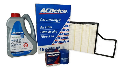 Kit Lubricación A/s 5w30 Aveo Ng 2018-2022 + Filtro De Aire