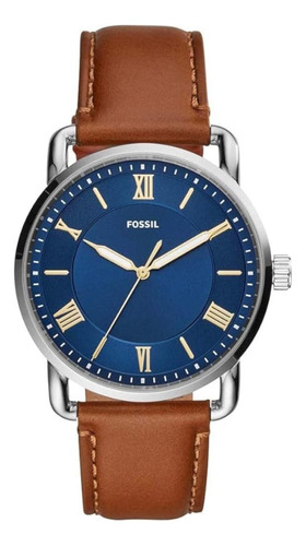 Reloj Fossil Copeland Para Hombre Con Correa De Cuero