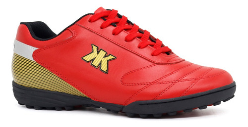 Zapatilla De Futbol Para Hombre Kaida Cu23-7028 Rojo