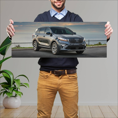 Cuadro 30x80cm Auto 2018 Kia Sorento Sport Styli 175