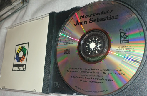 Cd Joan Sebastian / Norteño (Usado)