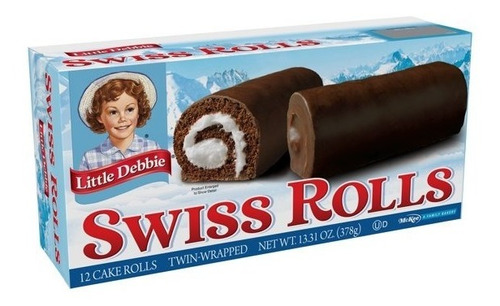 Little Debbie Swiss Cake Rolls, Rollos 12 Unidades, 13.31 Oz