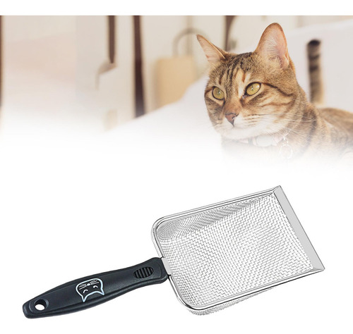 Cw Cat Litter Scooper Acuario Limpiador Largo Malla De 2,0