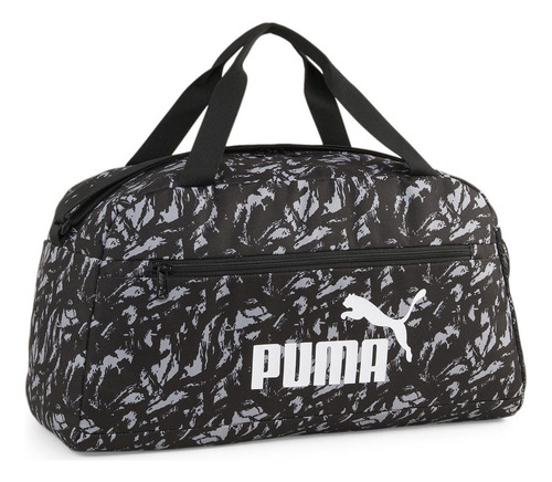 Mochila Puma Phase Aop Color Negro Diseño De La Tela Liso