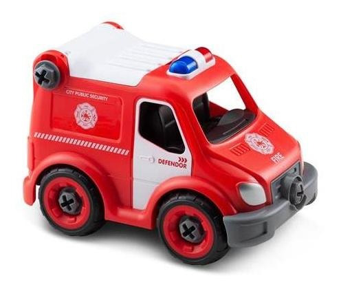 Caminhao De Bombeiros Resgate City Machine Br1086