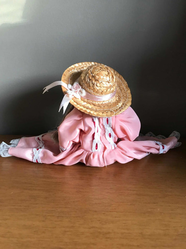 Muñeca De Porcelana Comprada En Italia. (Usado)