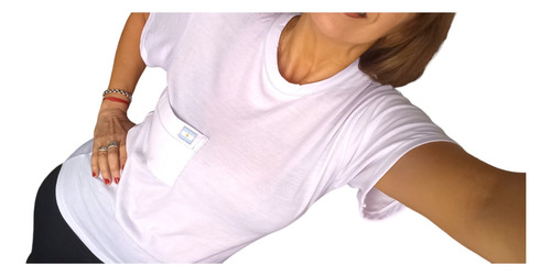Imagen 2 de 9 de Remera Blanca Manga Corta - Argentina Unisex
