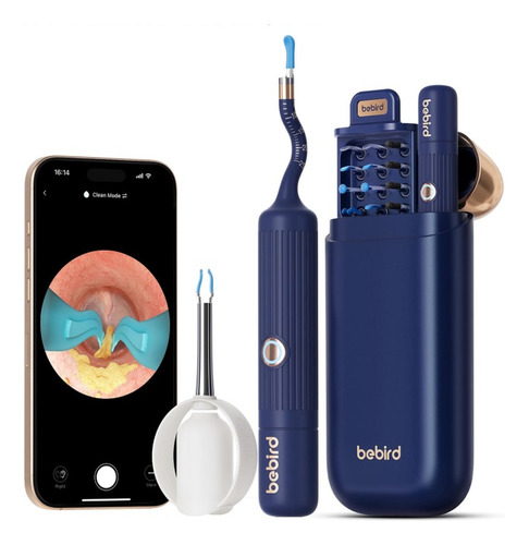 Bebird I35r Pinça Azul Limpador Ouvido Orelha Visual Sem Fio
